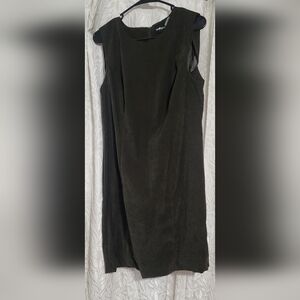 Sag Harbor Velvet Dark Green Dress